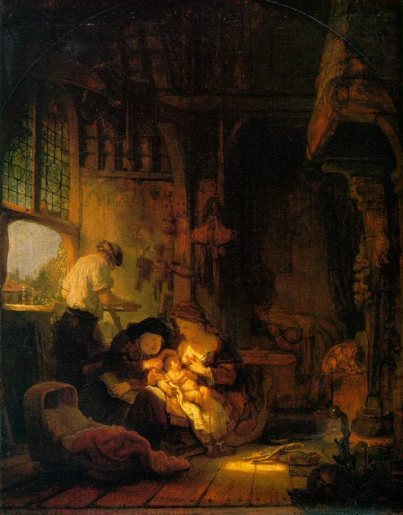 The Holy Family with St Anne