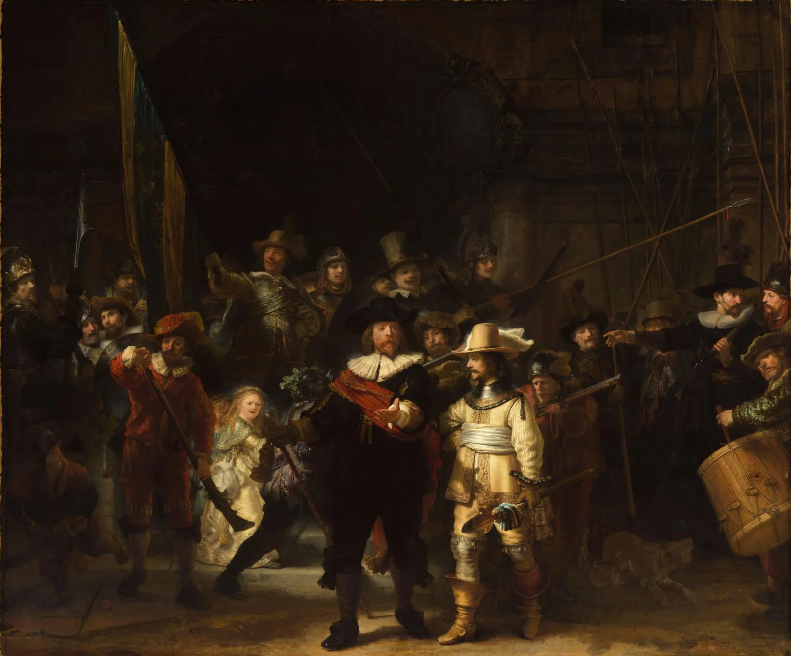 The Company of Captain Frans Banning Cocq and Lieutenant Willem van Ruytenburch (Night Watch)