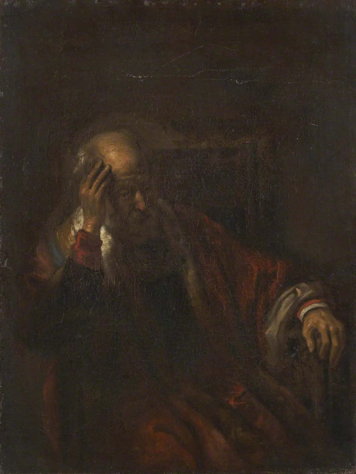 An Old Man in an Armchair