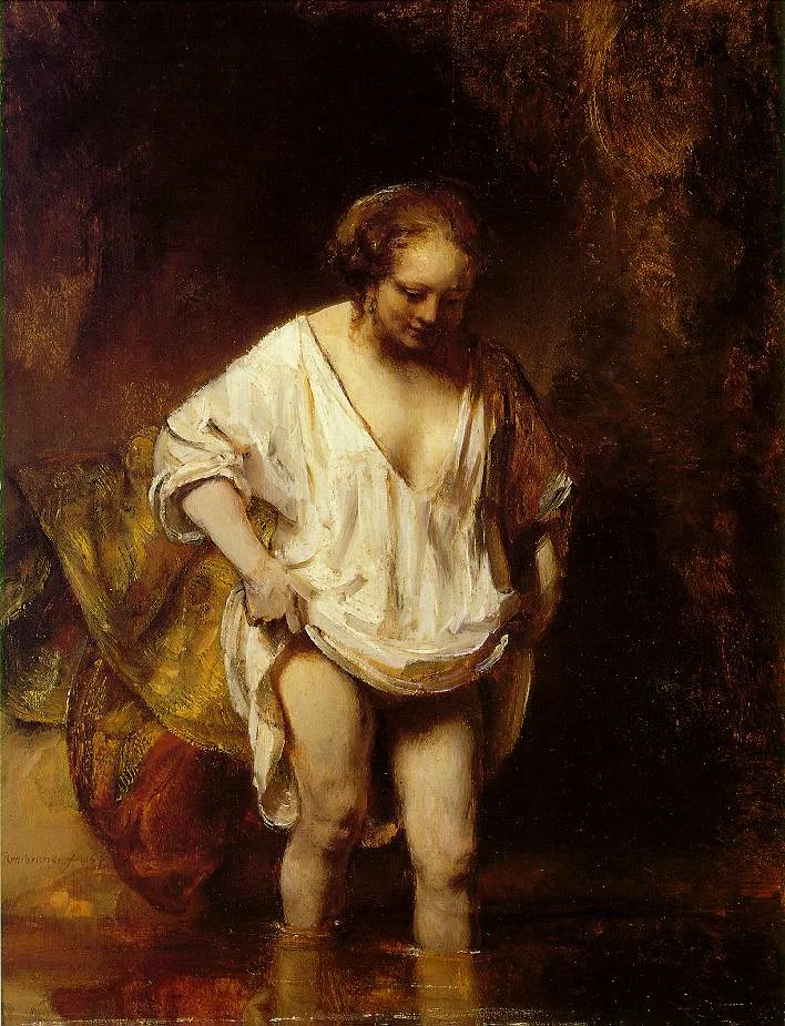 A Woman Wading in a Pool (Callisto in the Wilderness)