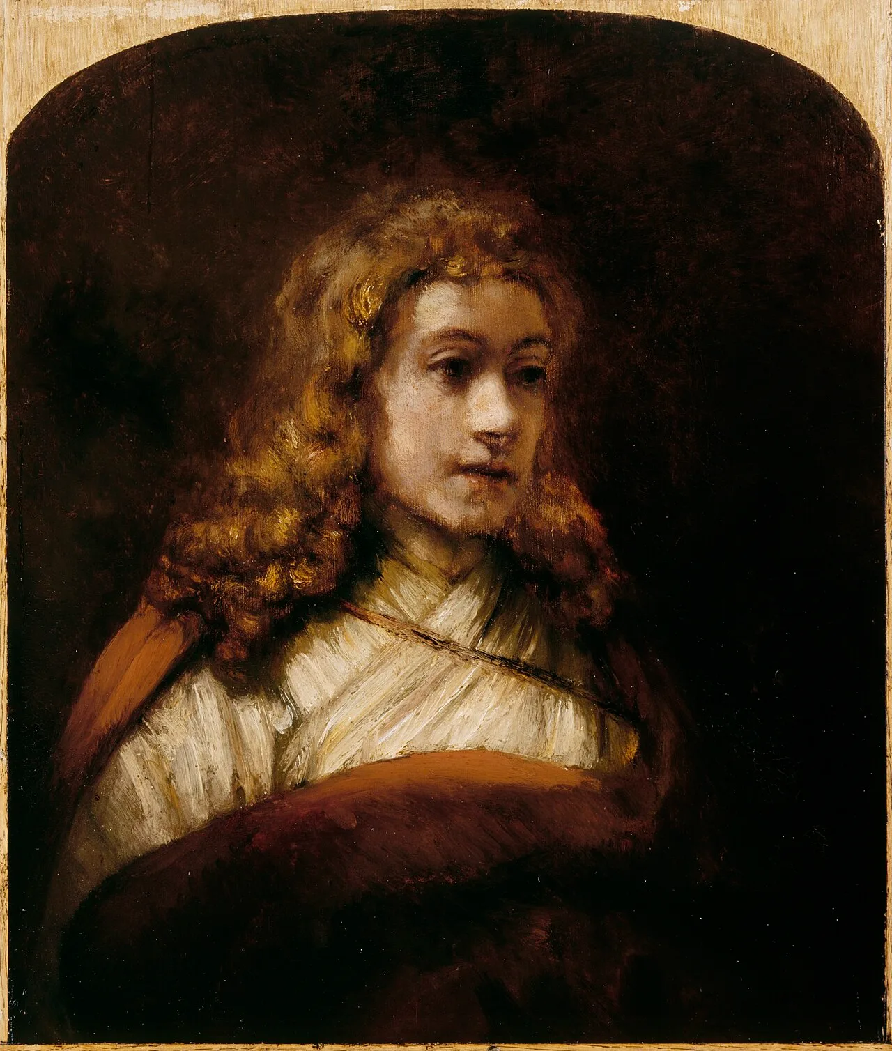 Titus Posing for a Study of an Angel