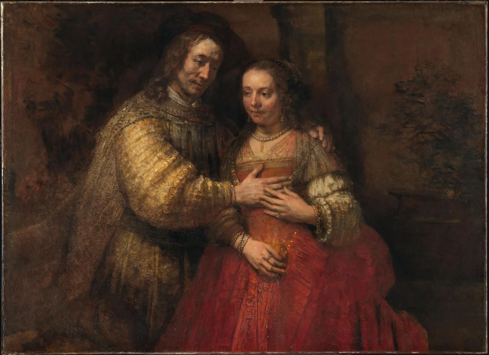 ‘Portrait Historié’ of a Couple as Isaac and Rebecca (known as ‘The Jewish Bride’)