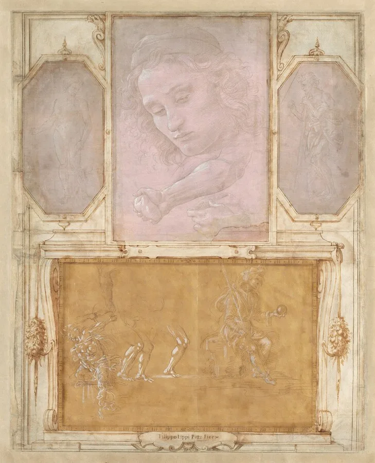 Page from the Collection of Niccolò Gaddi (So-Called "Vasari Page")