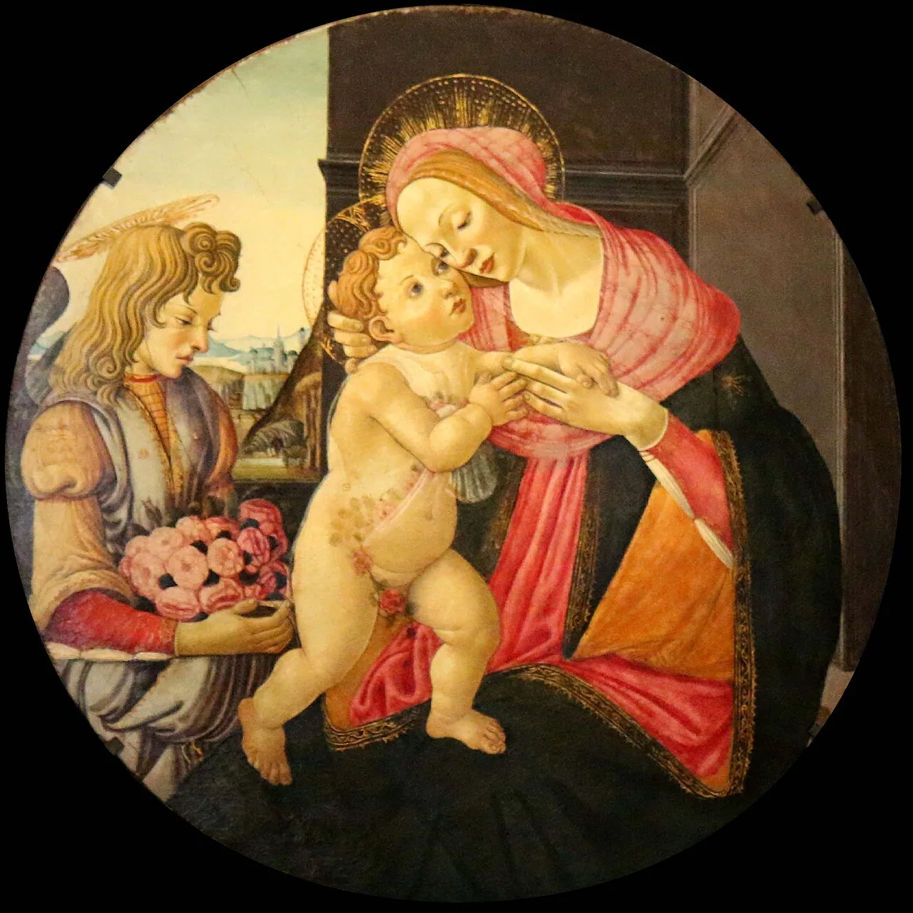 Madonna and Child with an Angel (No. 1)