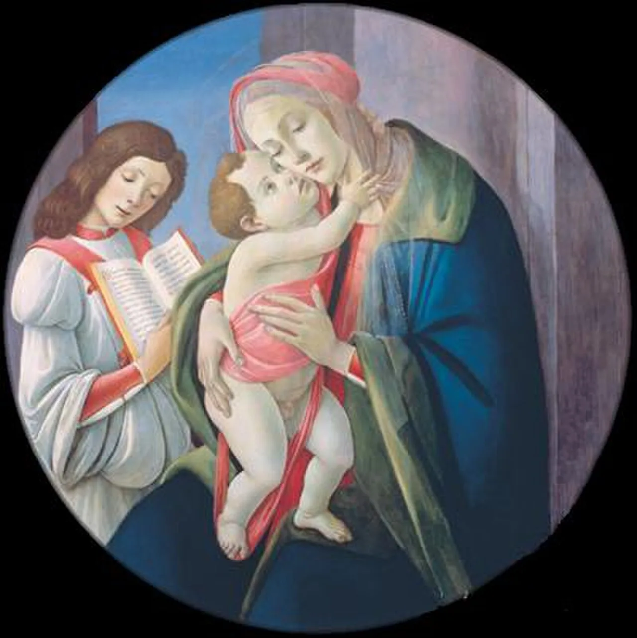 Madonna and Child with an Angel (No. 4)