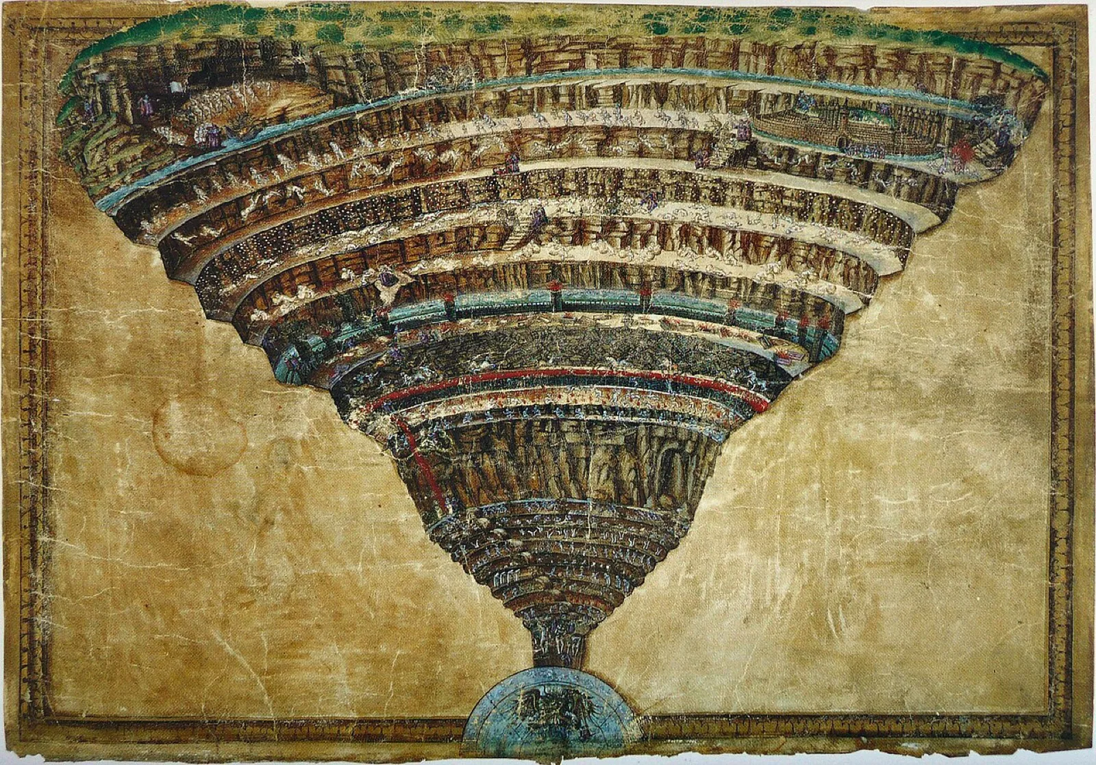 Divine Comedy Illustrated by Botticelli