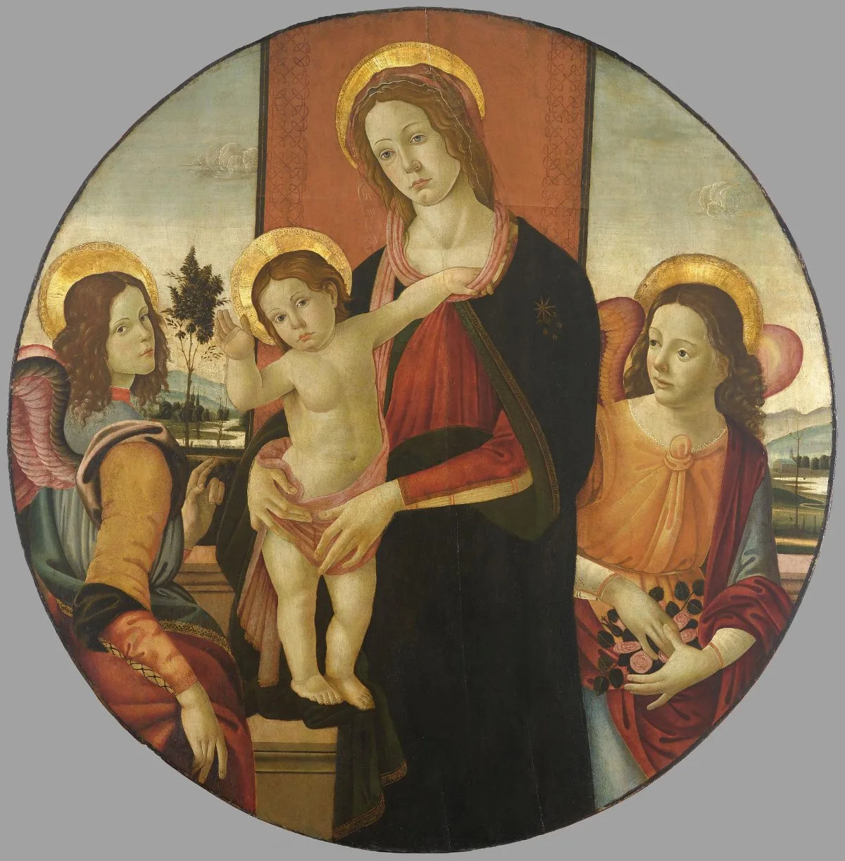 Virgin and Child with Two Angels (No. 2)
