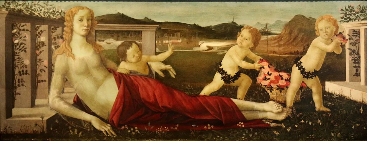 Vénus et trois putti