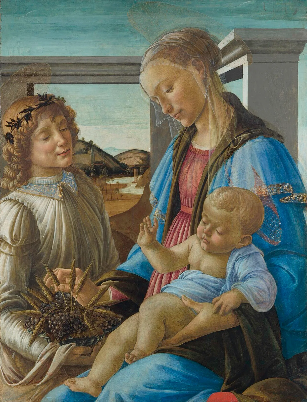 Virgin and Child with an Angel (No. 1)