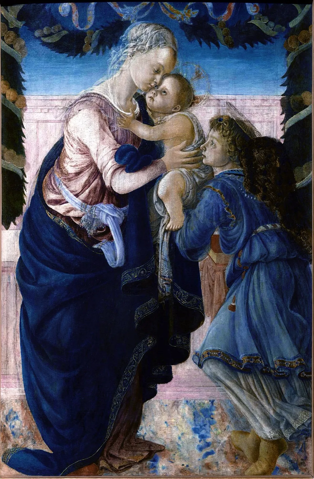 Madonna and Child with an Angel (No. 2)