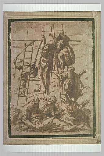 Le Christ descendu de la Croix et la Vierge évanouie