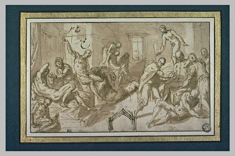 Saint Roch pansant les pestiférés