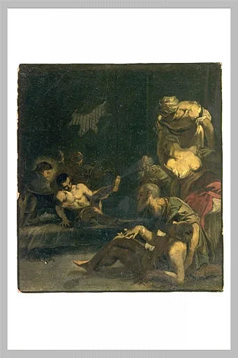 Saint Roch guerissant les pestiférés