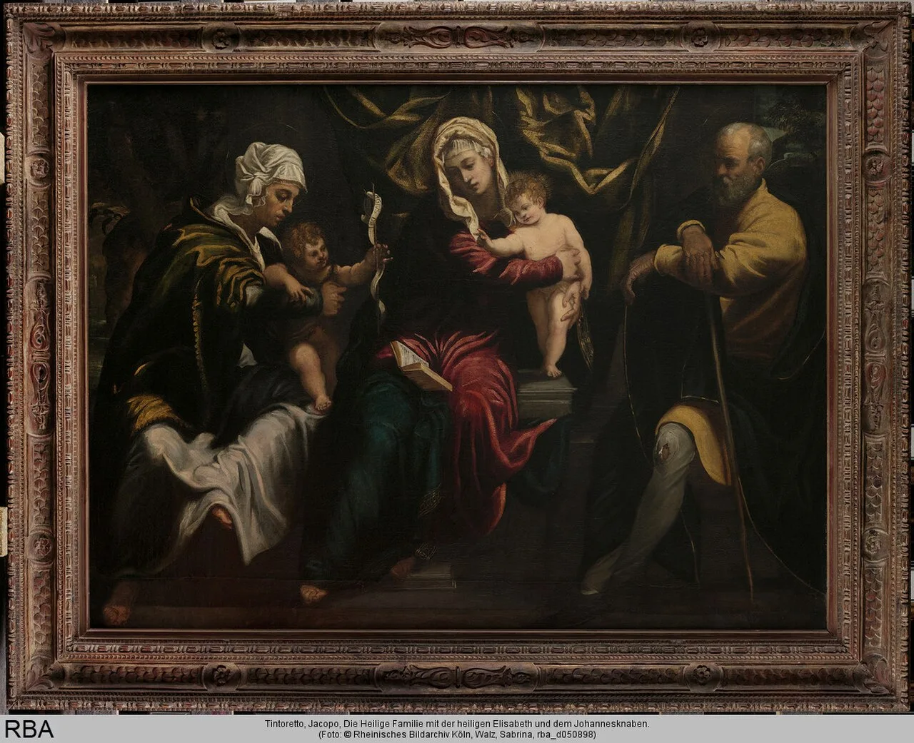 Die Heilige Familie mit der heiligen Elisabeth und dem Johannesknaben