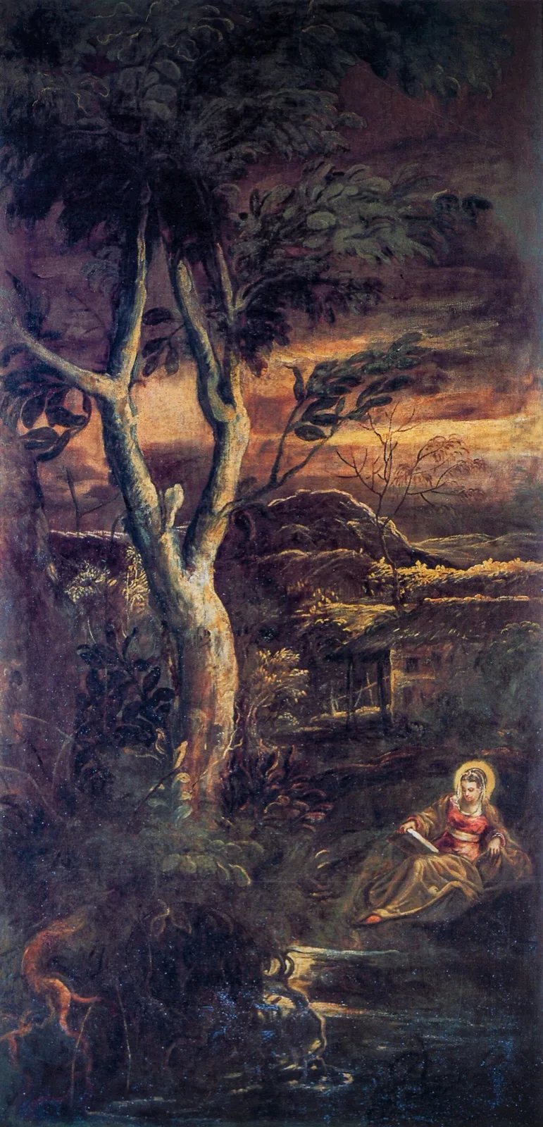 Hermits saints by Jacopo Tintoretto at Scuola Grande San Rocco
