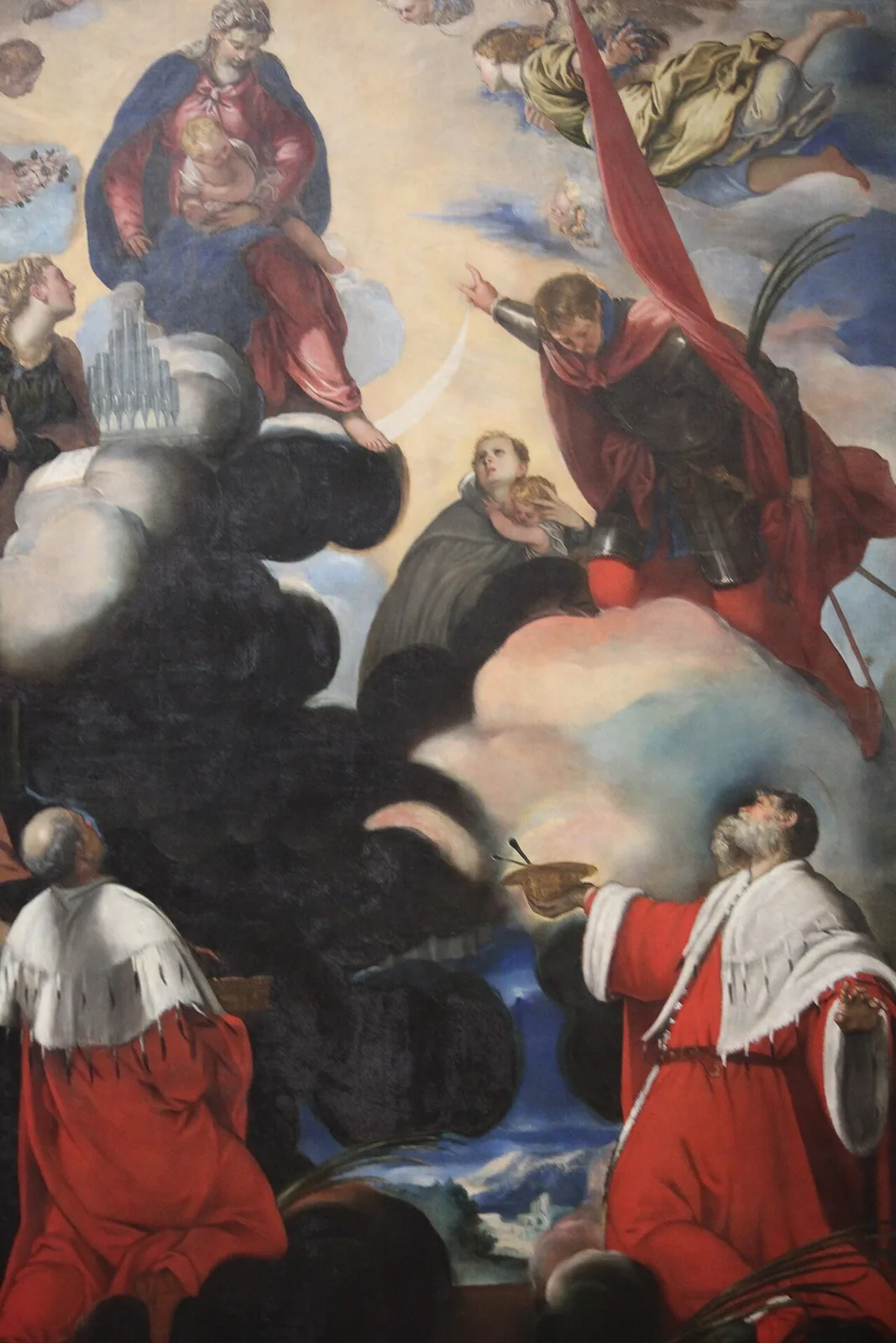 Madonna and Child with Saints Cecilia, Marina, Theodore, Cosmas, and Damian