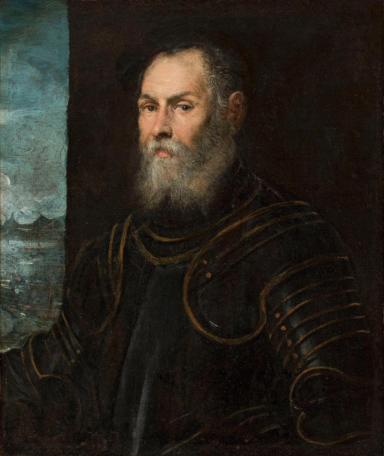 Portrait of a Venetian admiral.