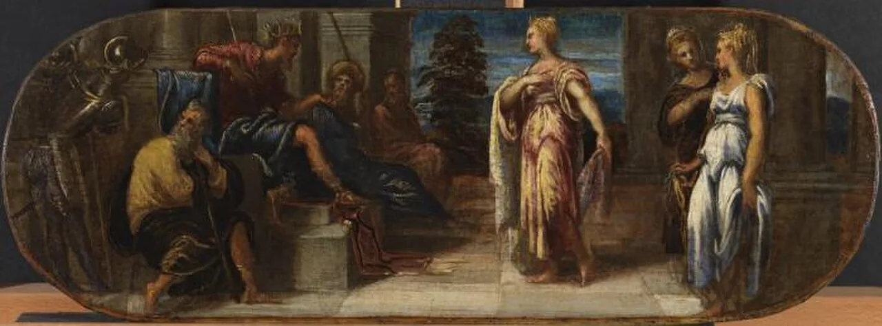 Esther and Ahasuerus or Solomon and the Queen of Sheba