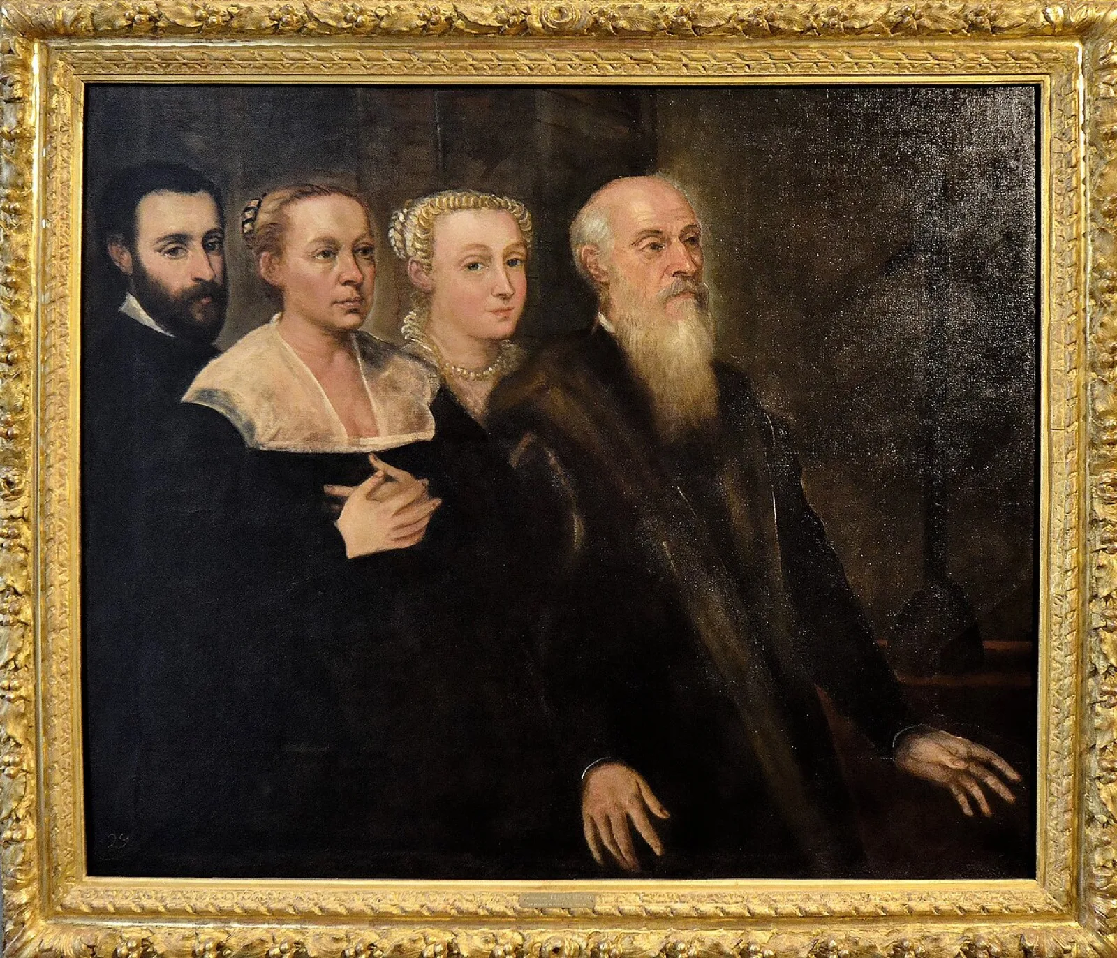 Portrait d'une famille de patriciens vénitiens