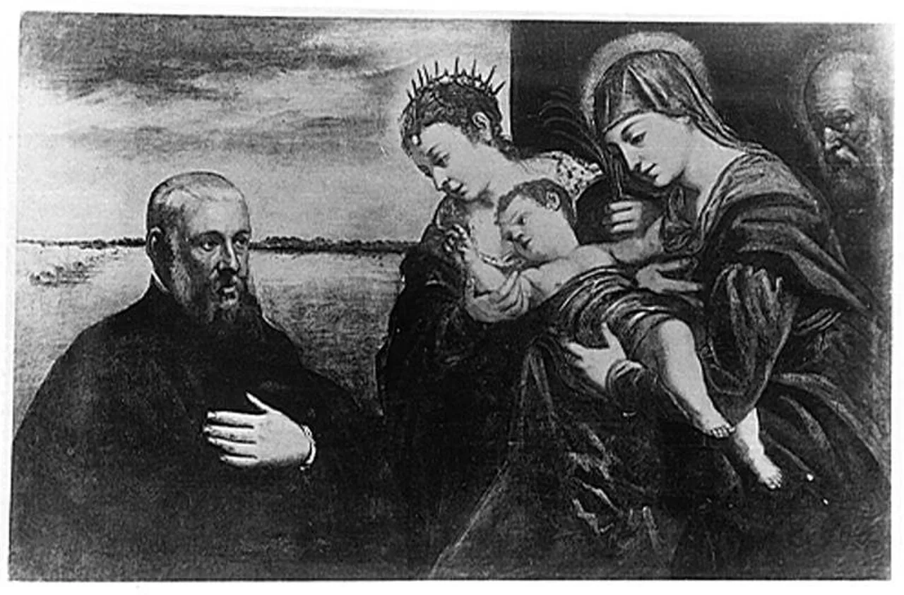 Holy Family with Saint Catherine and a donor