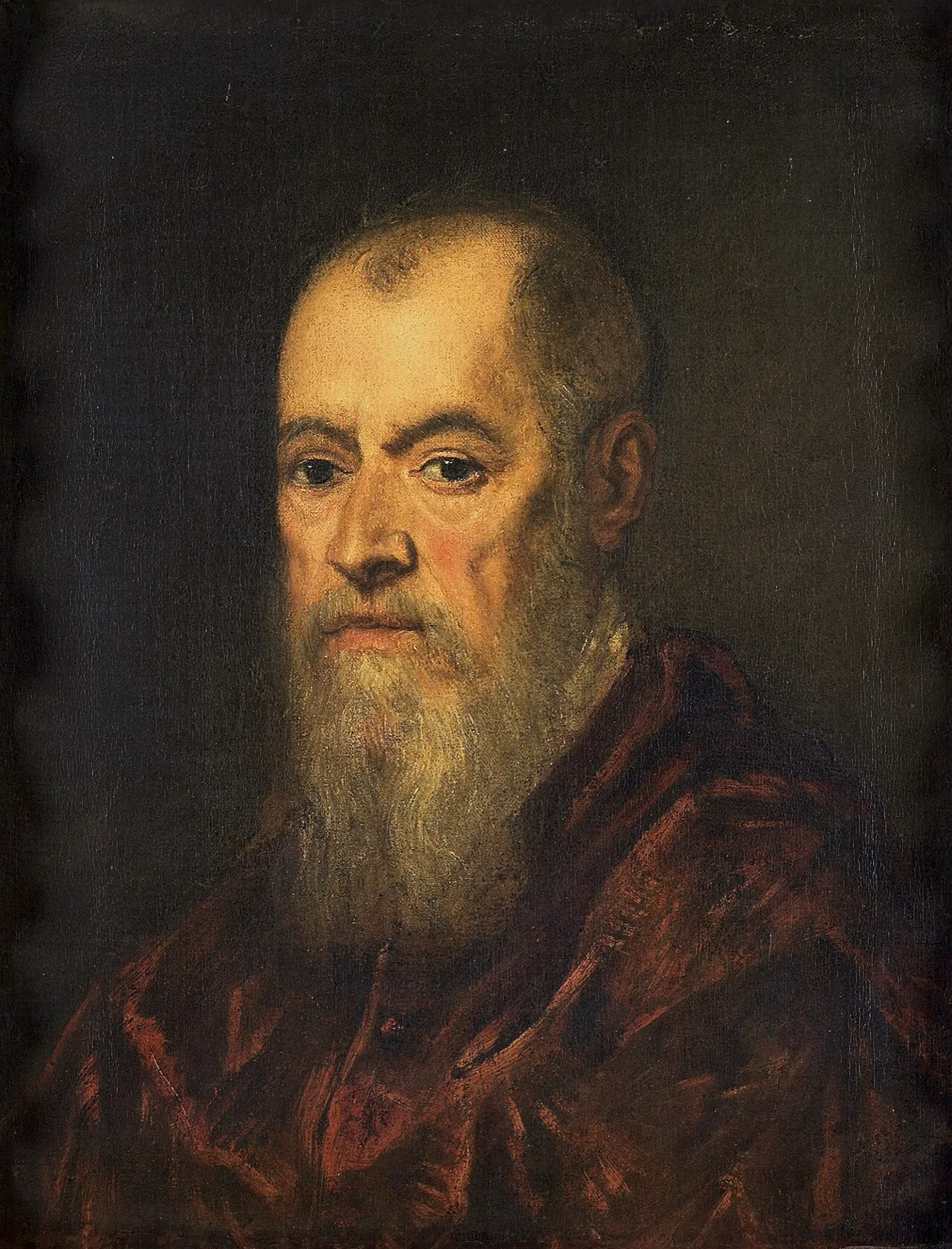 Portrait of a Man with a Red Cloak