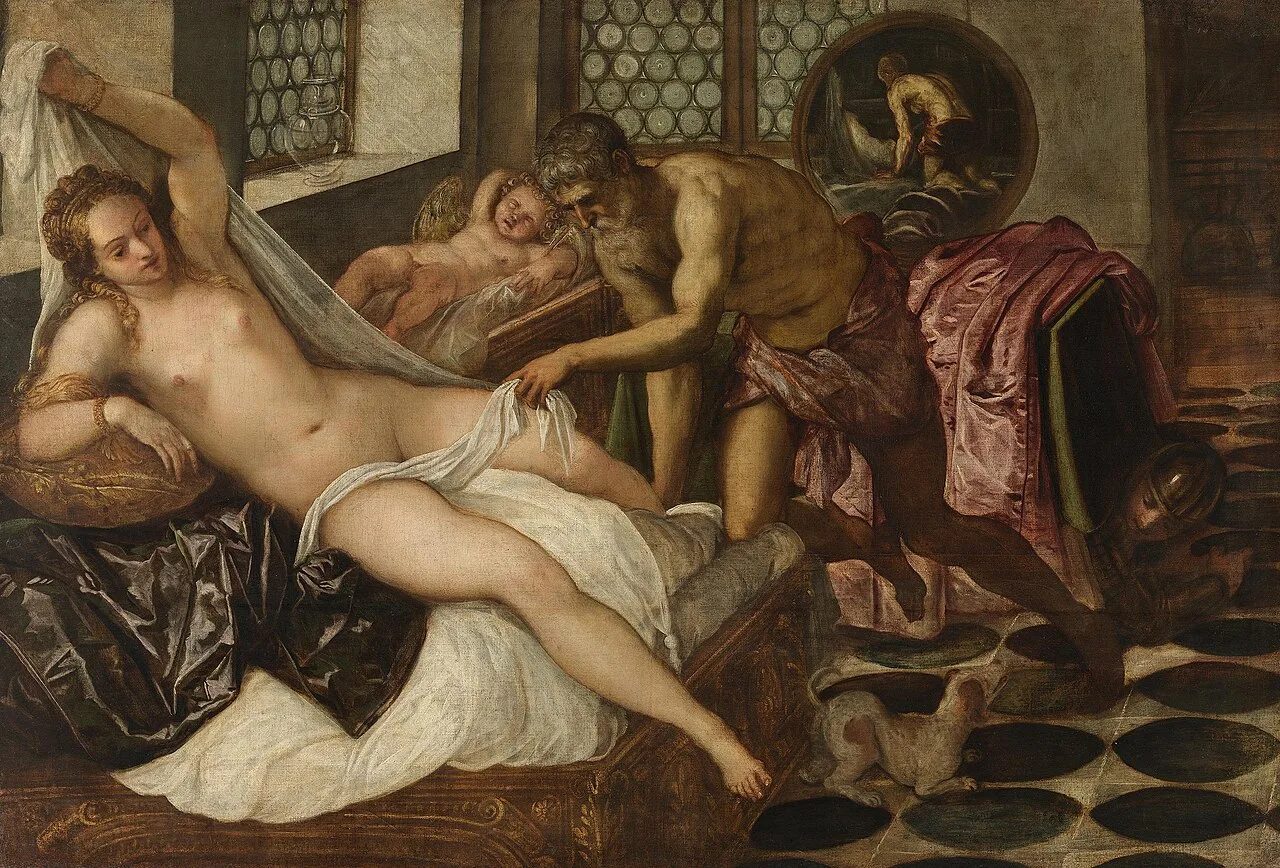 Venus and Mars Surprised by Vulcan