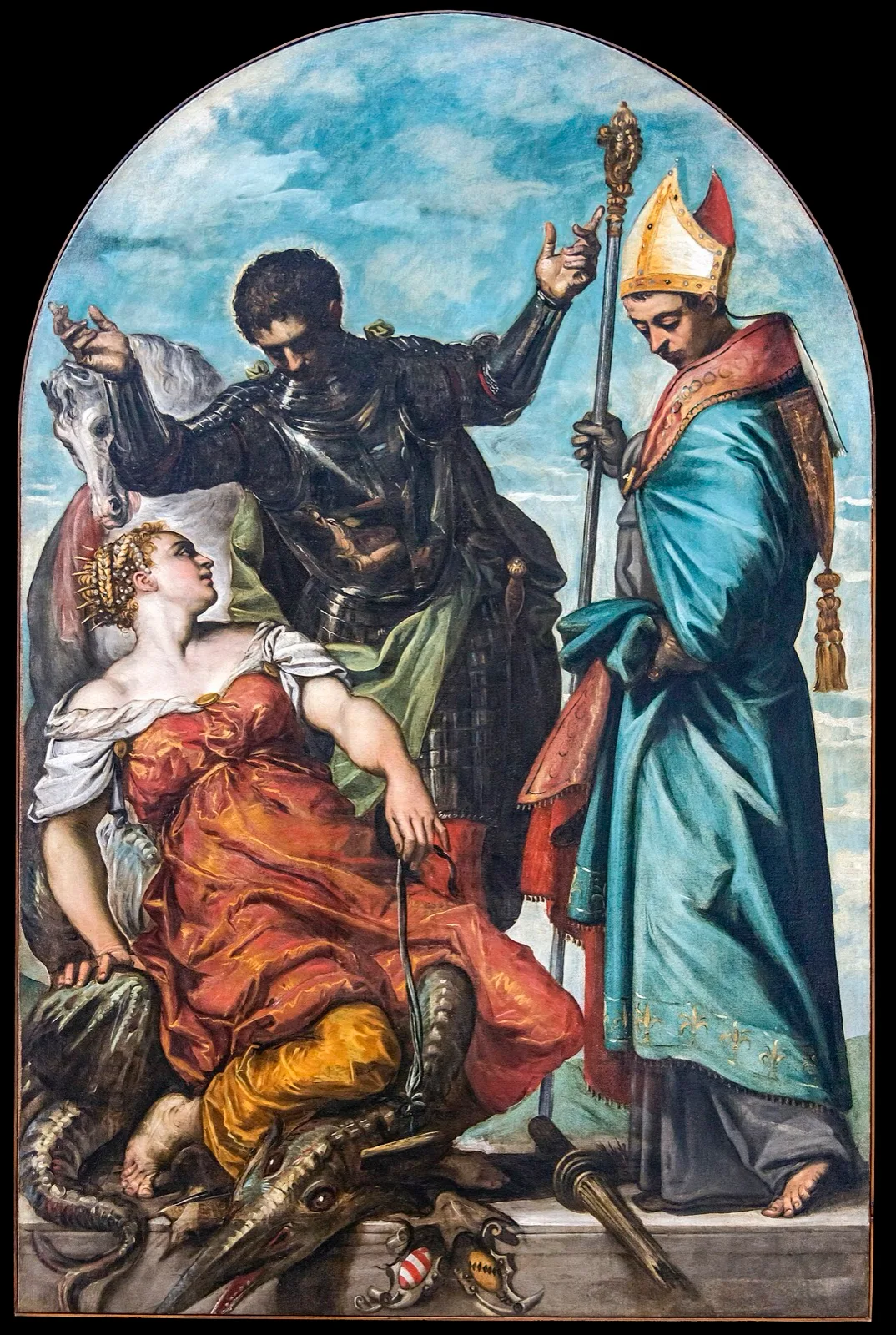 Saints Louis and George with the Princess