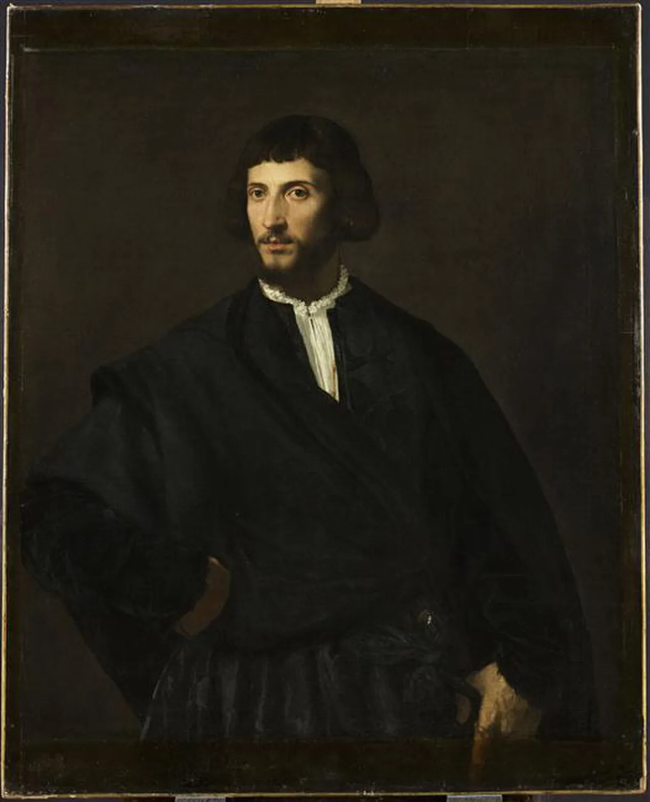 Portrait of a Man, Hand on His Belt