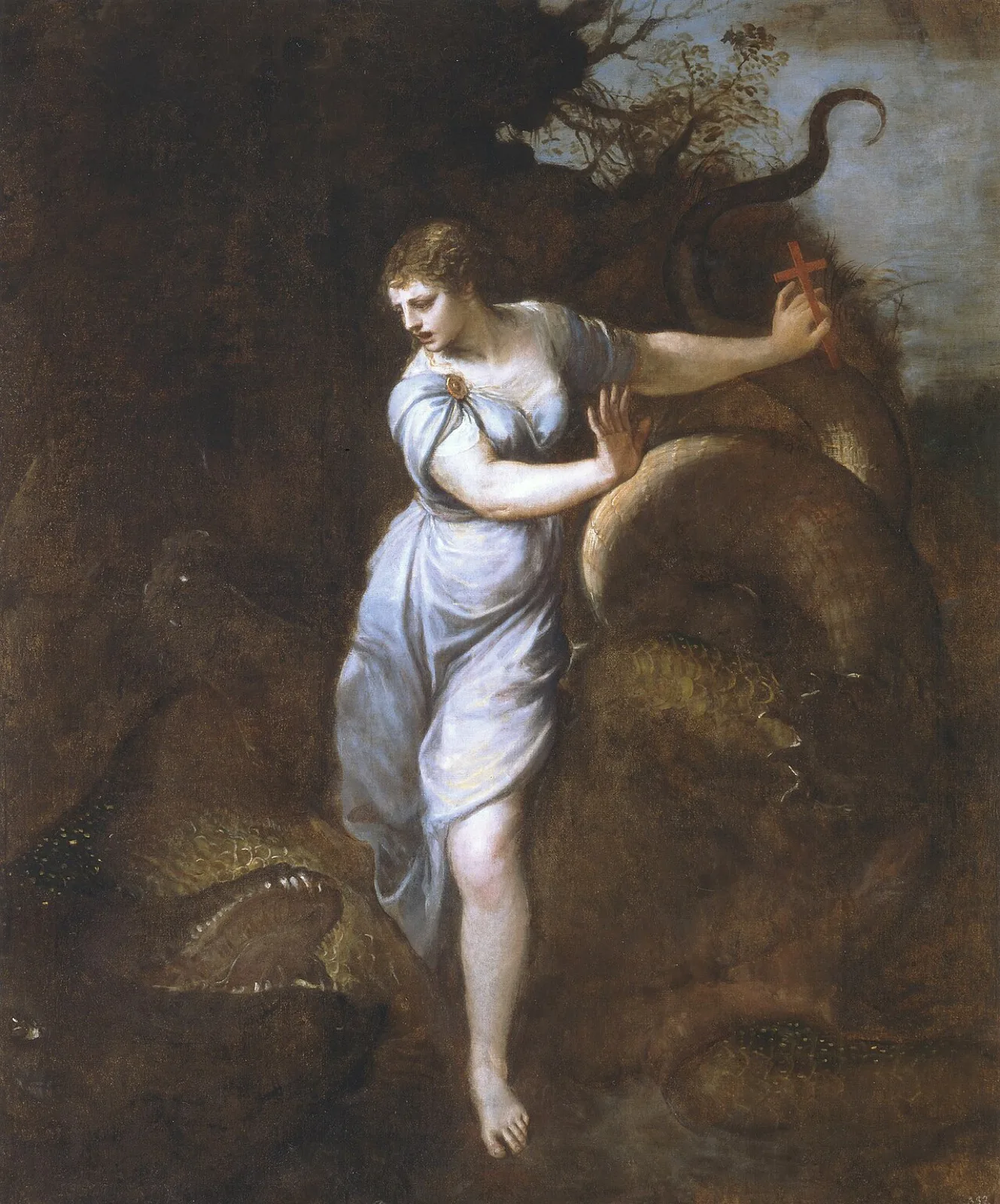 Saint Margaret and the Dragon (No. 1)