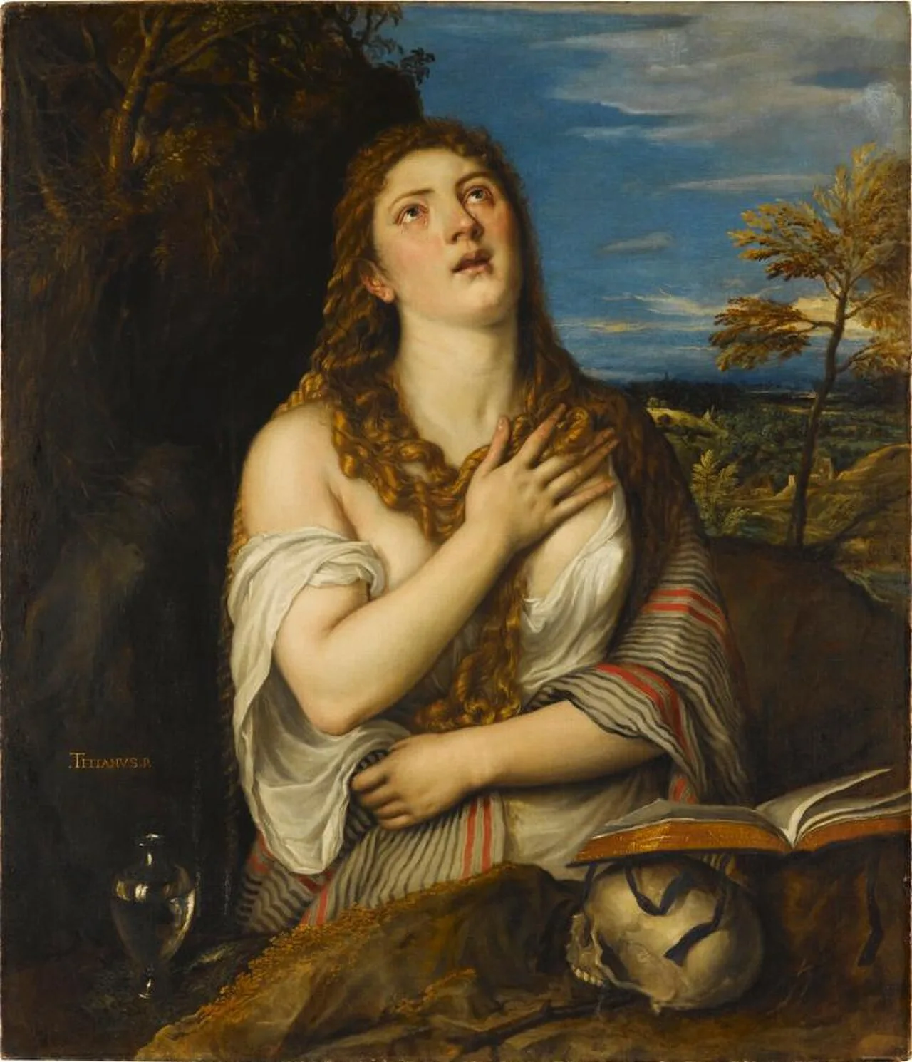 Saint Mary Magdalene as a penitent