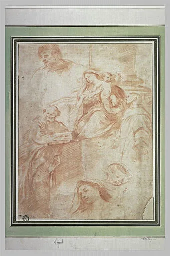 La Vierge et l'Enfant du retable Pesaro