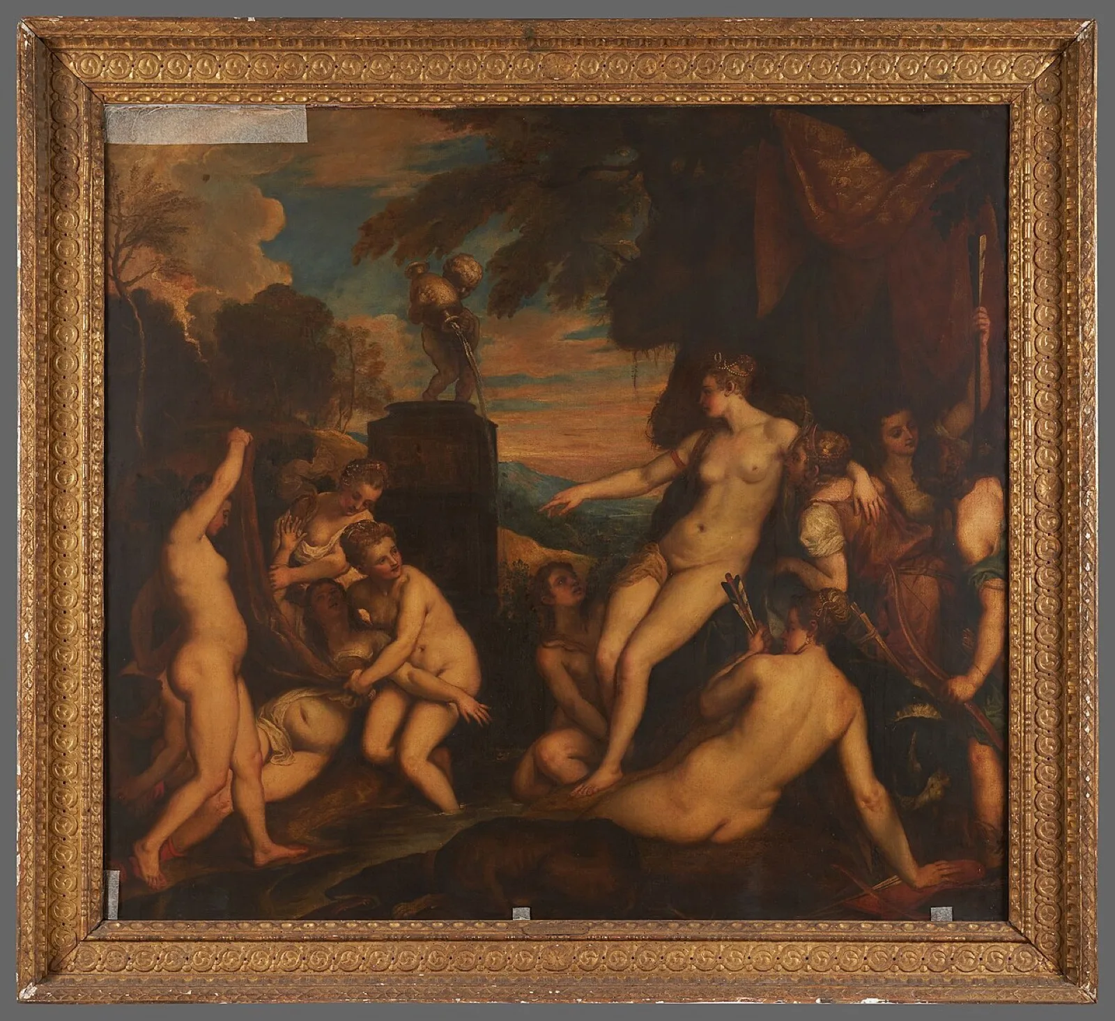 Diane découvrant la grossesse de Callisto, d'après Titien