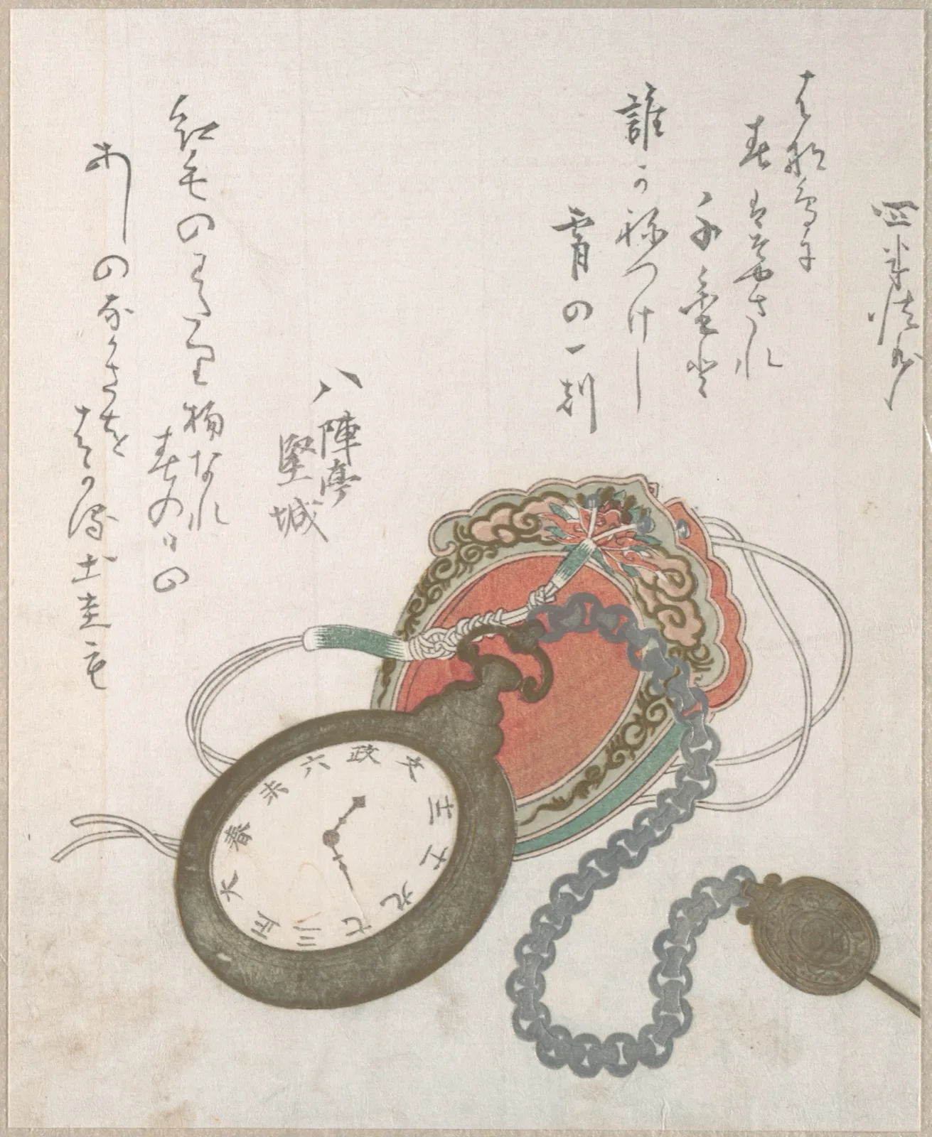 Western Pocket WatchFrom the Spring Rain Collection (Harusame shū), vol. 3