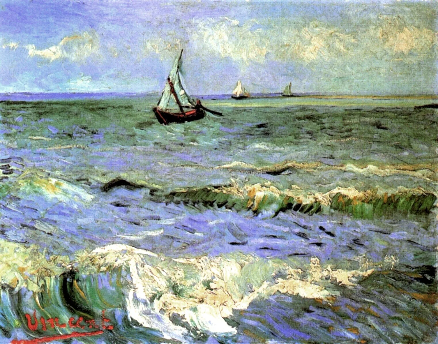 Seascape at Saintes-Maries