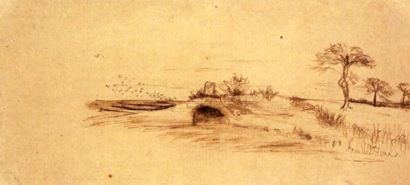 Landscape with bridge