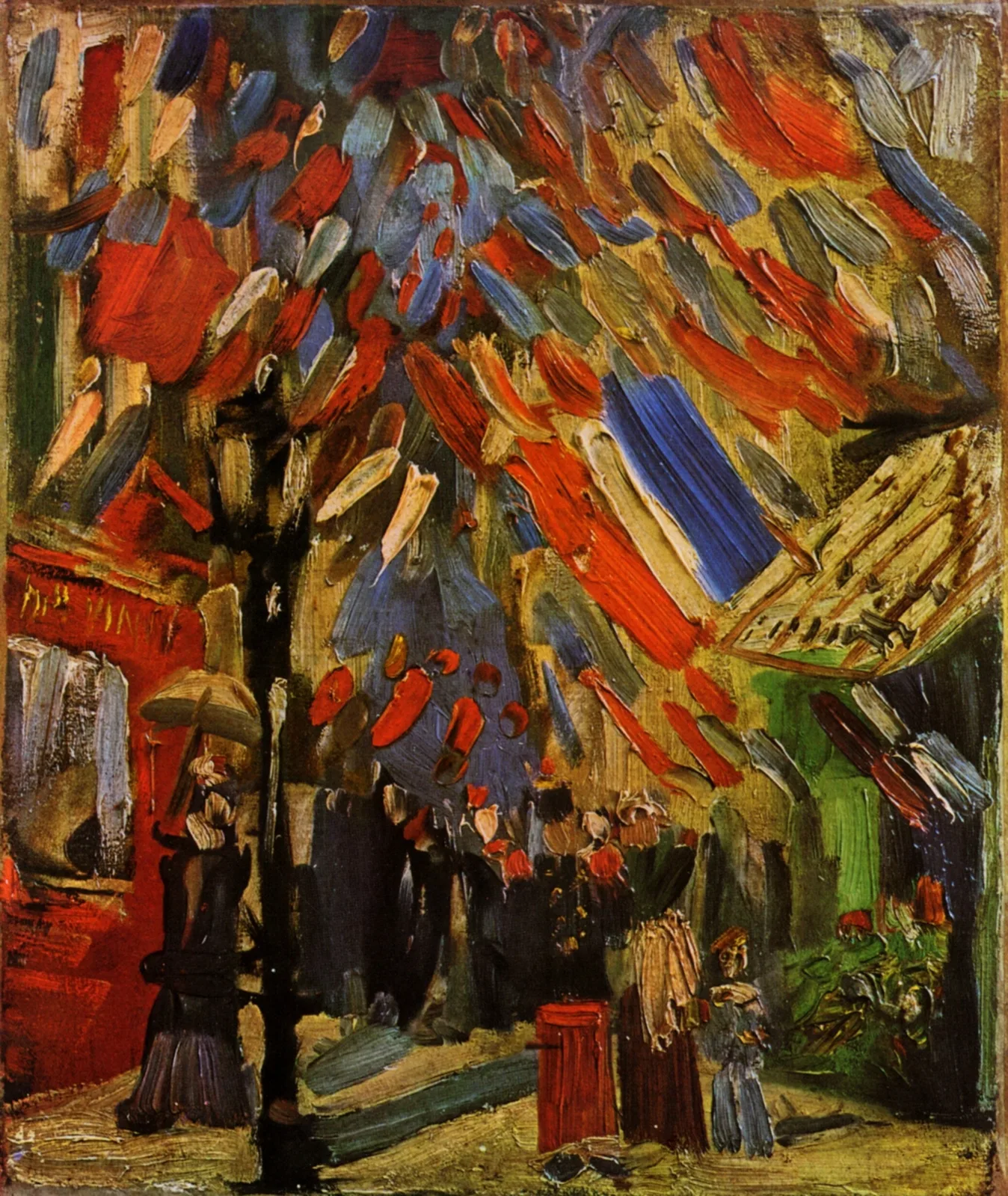 The fourteenth of July celebration in Paris