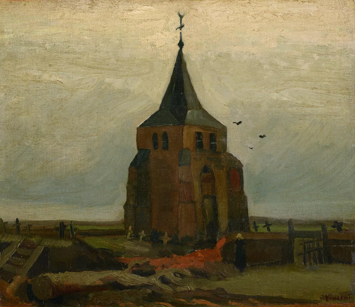 The old church tower at Nuenen