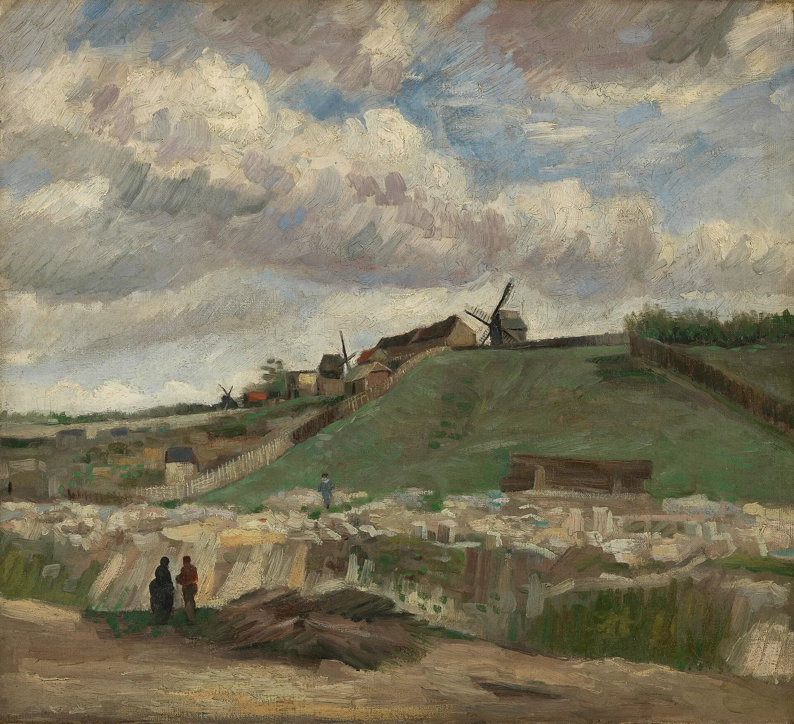 Montmartre: quarry, the mills