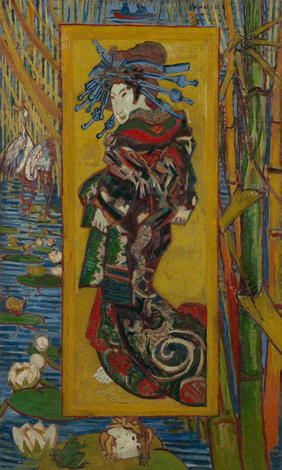 Japonaiserie oiran [after Kesaï Yeisen]