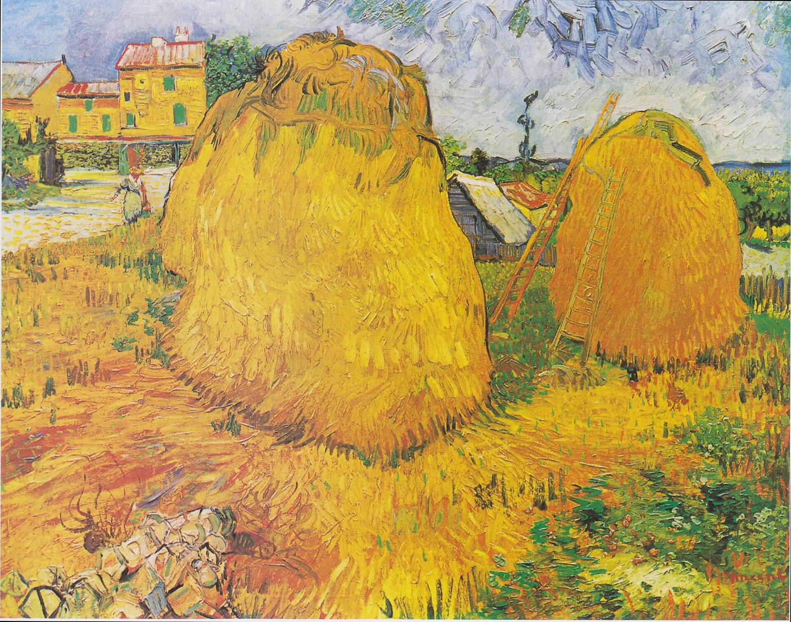 Haystacks in Provence