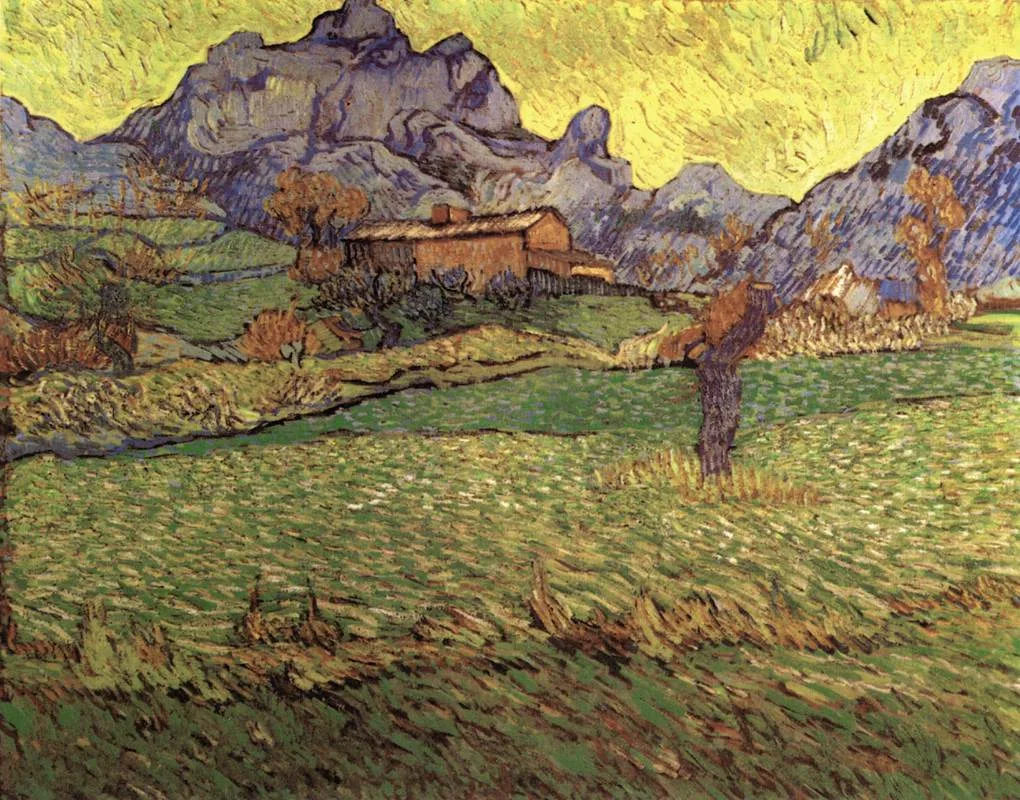 A meadow in the mountains: le Mas de Saint Paul, called Le Mas de George