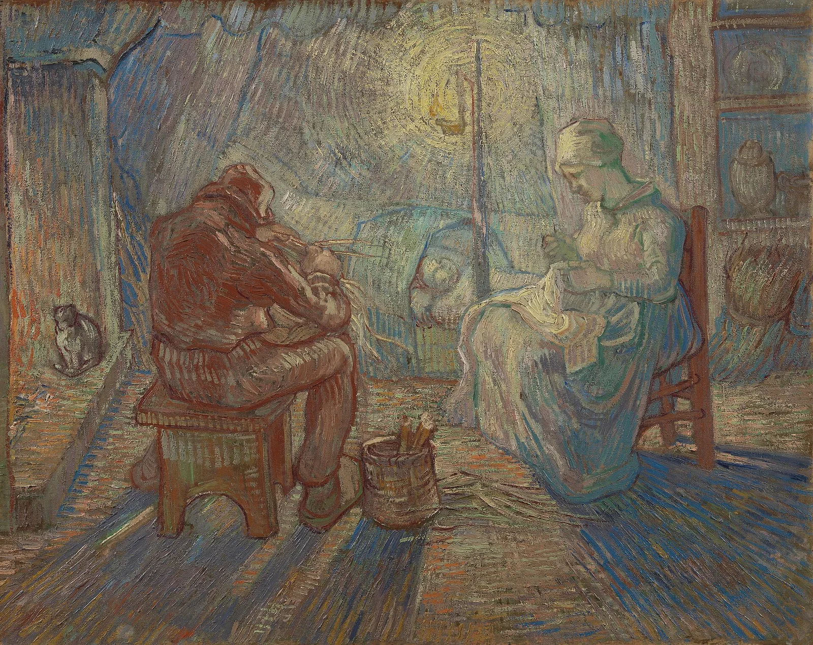 Night: the watch [after Millet]