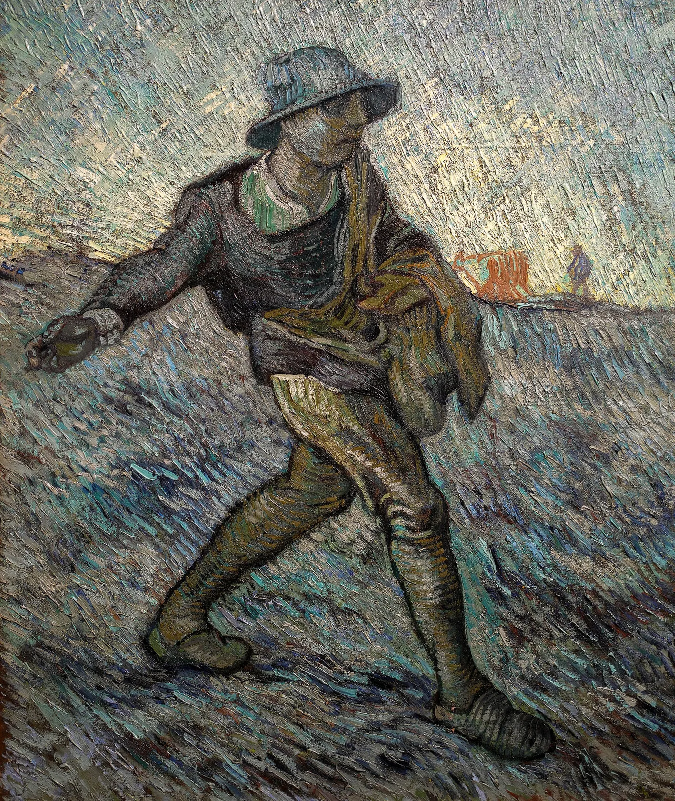 The sower [after Lerat's etching of Millet's Sower]