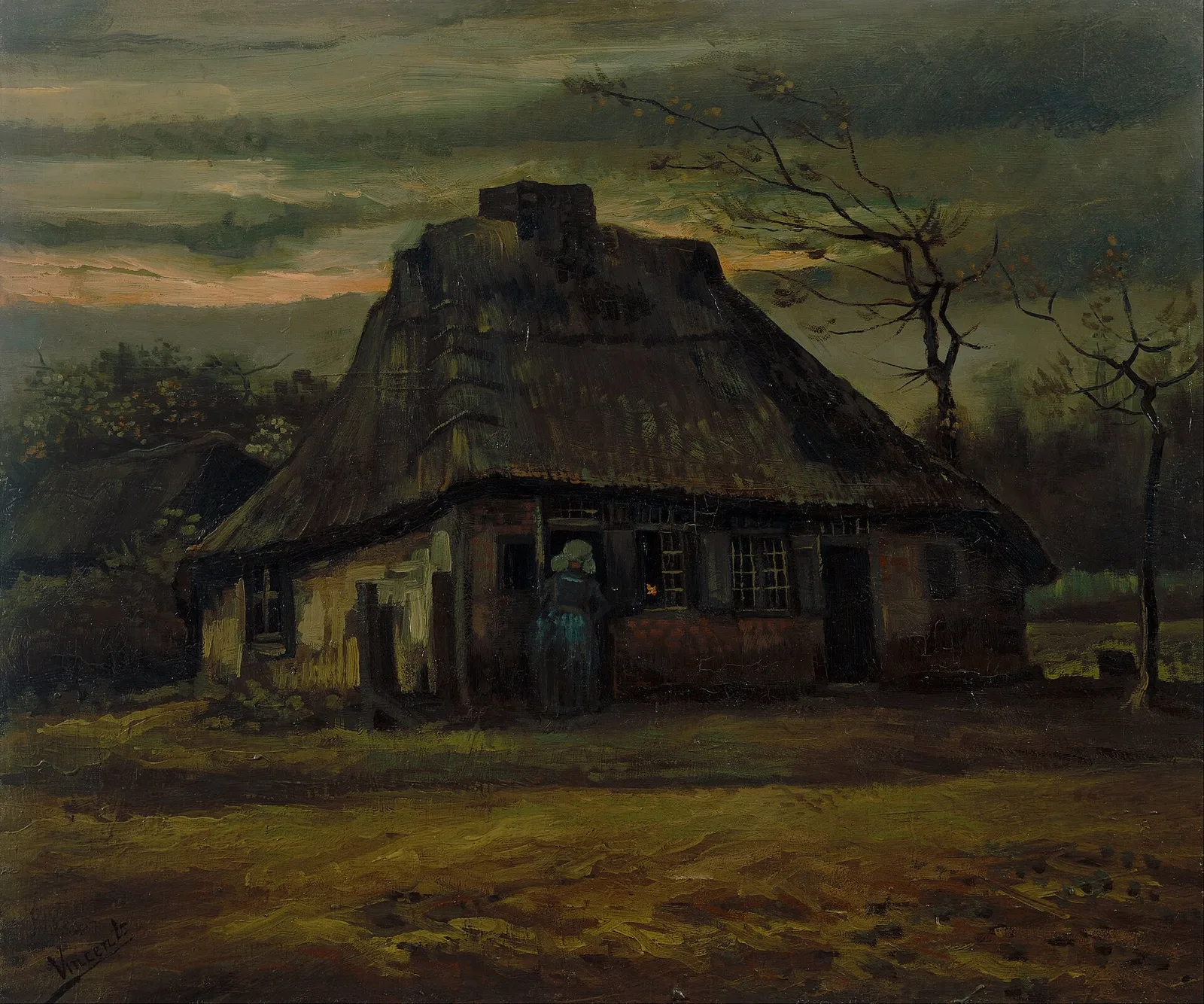 Cottage at nightfall