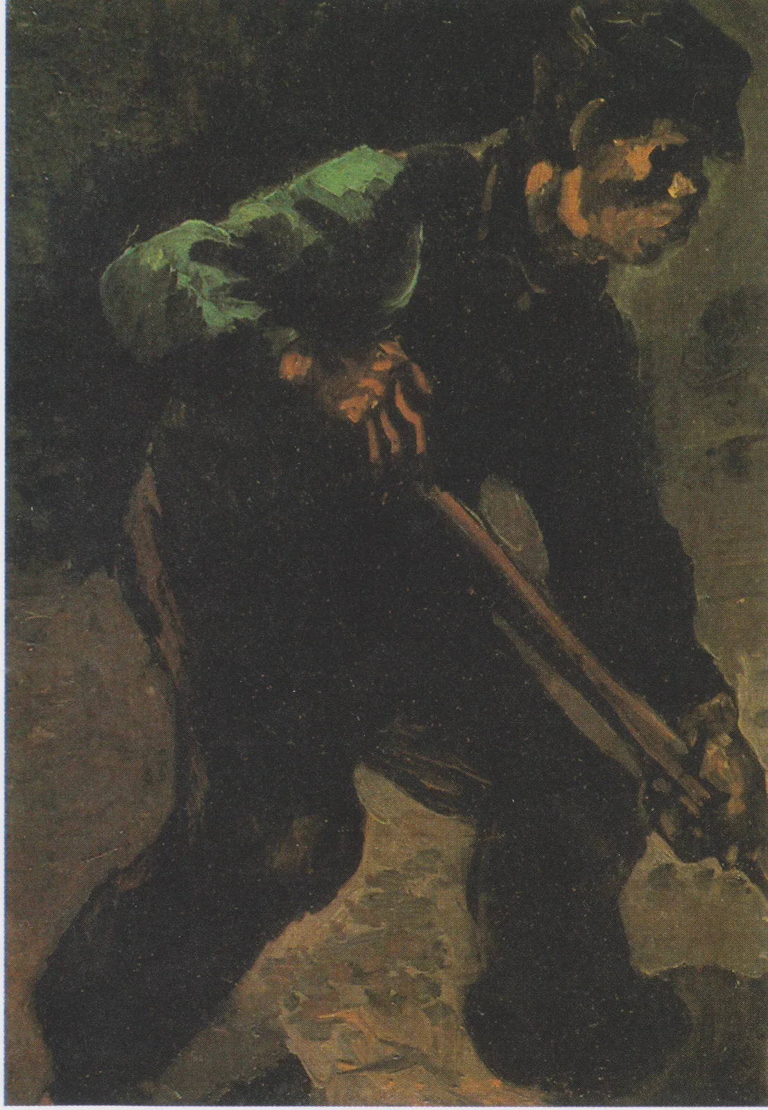 Peasant digging