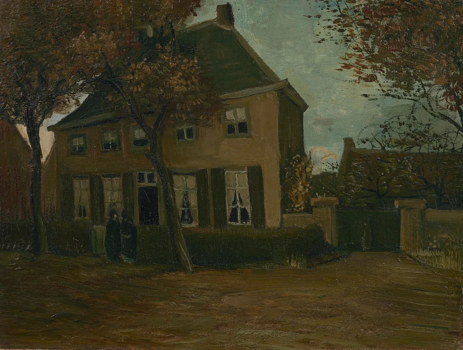 The vicarage at Nuenen: the house of Vincent's parents, front view
