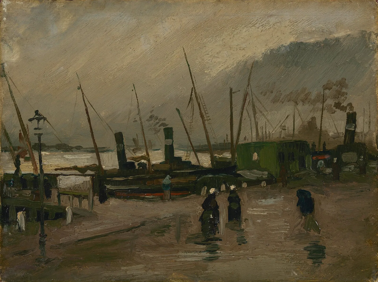 The Antwerp quay