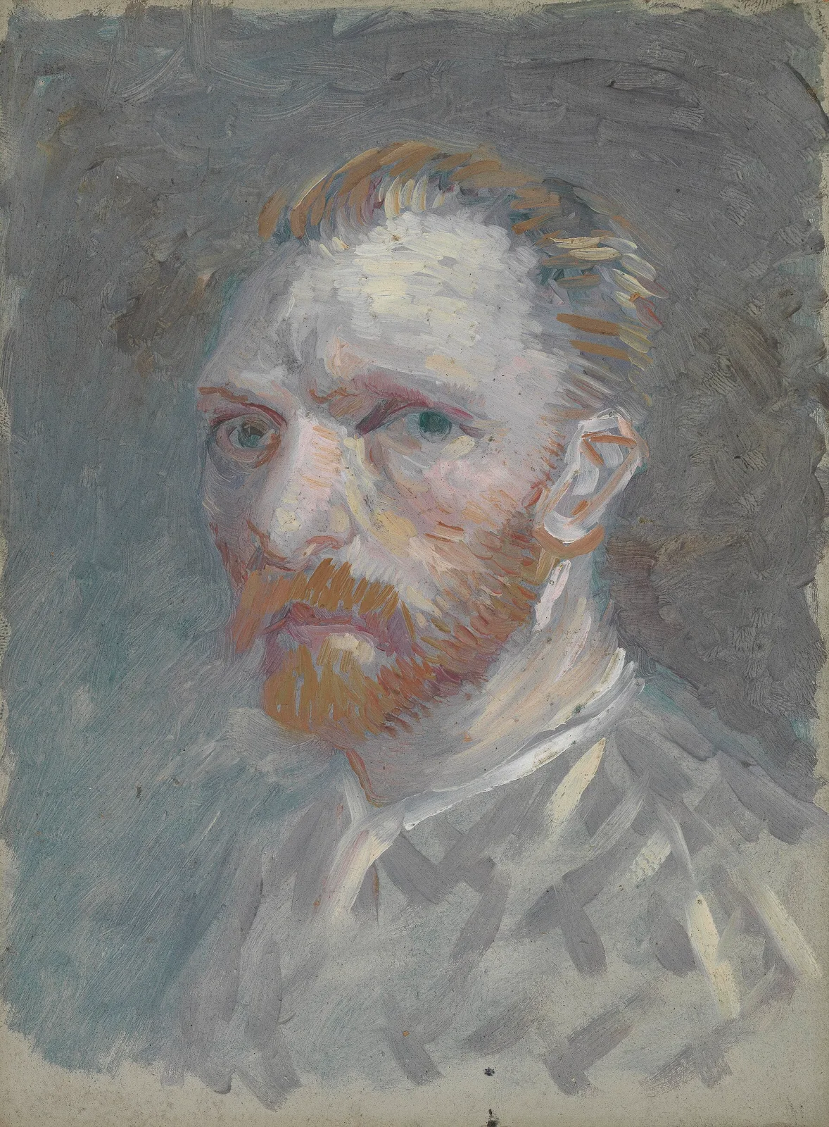 Self portrait: three quarters to the left