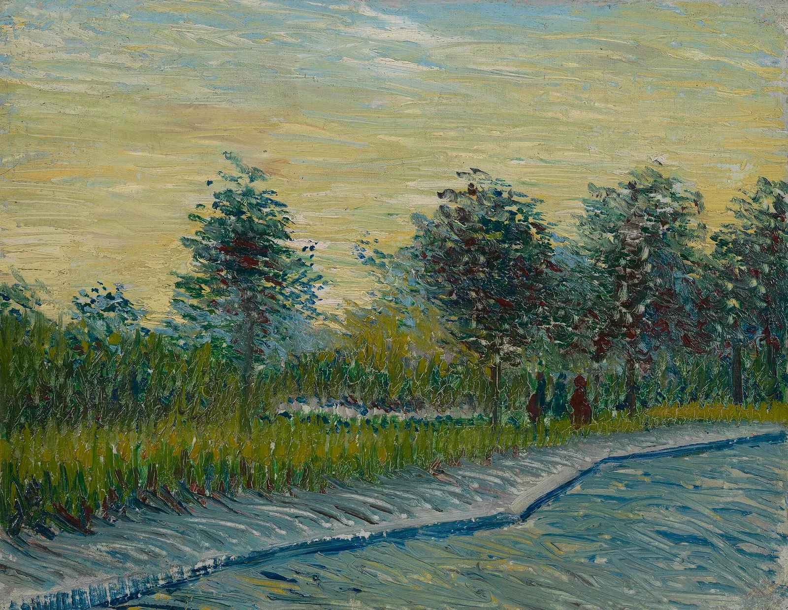 View in Voyer-d'Argenson park at Asnières