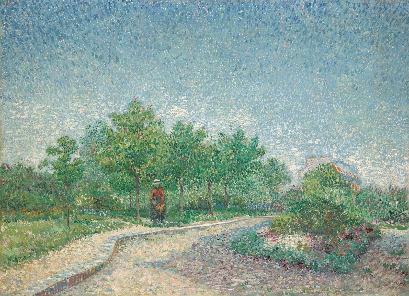 Corner in Voyer-d'Argenson park at Asnières